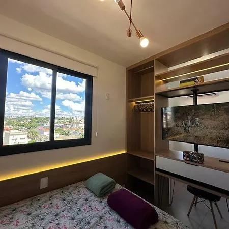 Apto Tesla 02,Com Piscina E Ar Condicionado São Carlos Exterior photo
