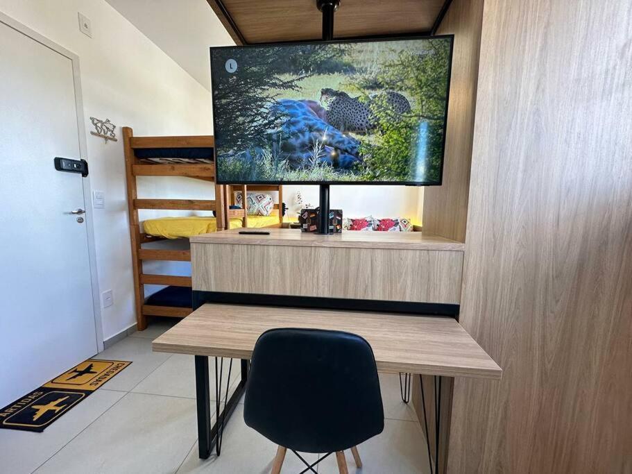 Apto Tesla 02,com Piscina E Ar Condicionado Apartment Sao Carlos (Sao Paulo)